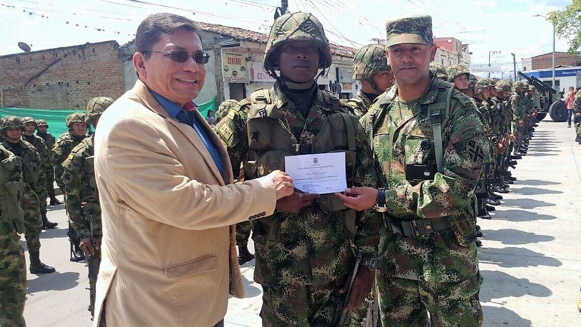 En El Cerrito-Valle, soldados del Batallón de Artillería No3 Batalla de Palacé juran bandera y refuerzan seguridad