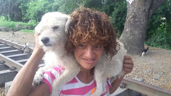 Asesinada en Buga Diana Marcela Rojas "Cien Pesitos" habitante de la calle símbolo del amor hacia los animales
