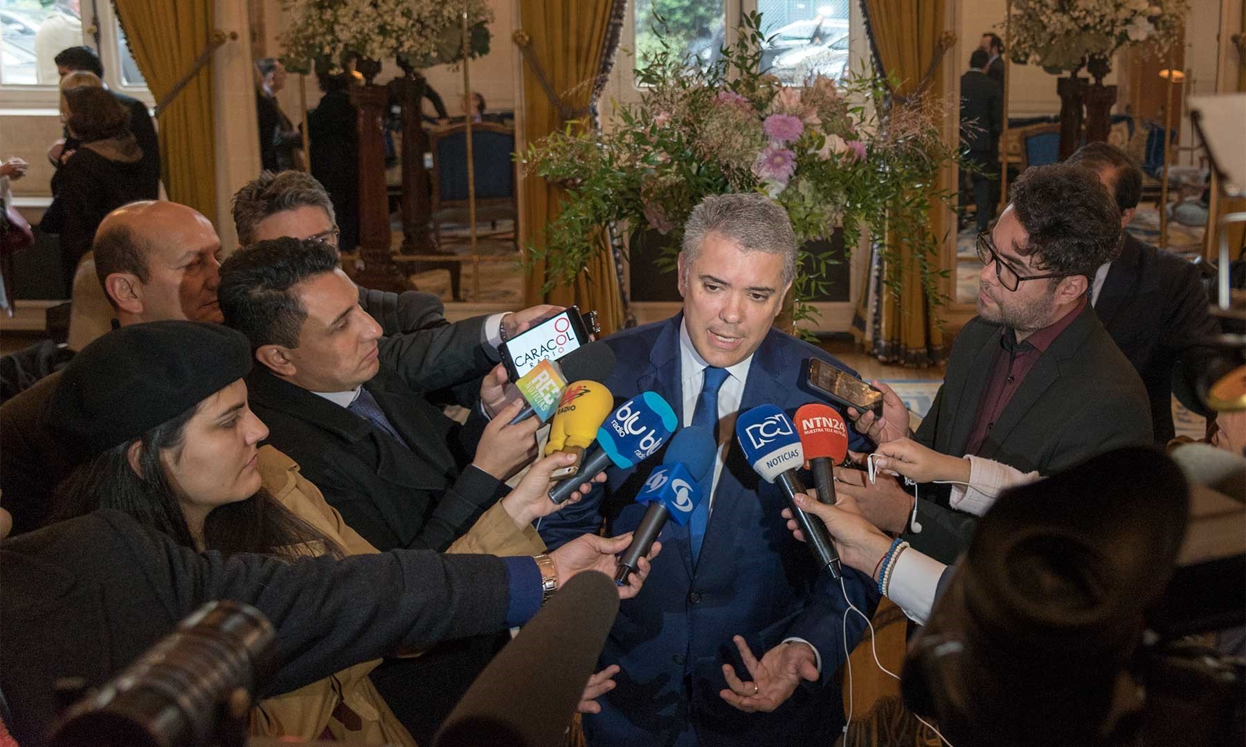 Presidente Iván Duque se pronunció en Francia sobre asesinatos de líderes sociales