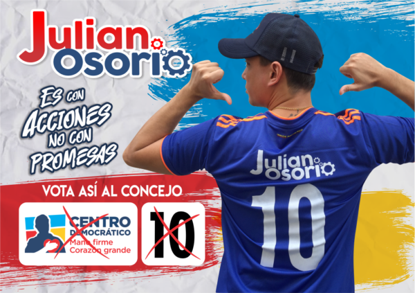 Julián Osorio va al Concejo de Buga con acciones, no con promesas Julián Osorio va al Concejo de Buga con acciones, no con promesas