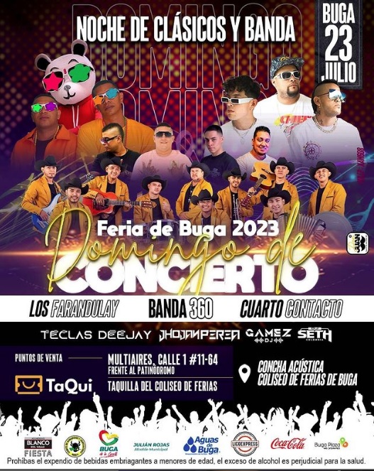 Así se vivieron los Conciertos en la Feria de Buga Así se vivieron los Conciertos en la Feria de Buga