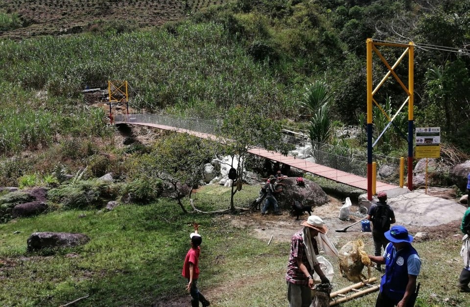 Transformación en Yotoco: Los nuevos puentes peatonales.