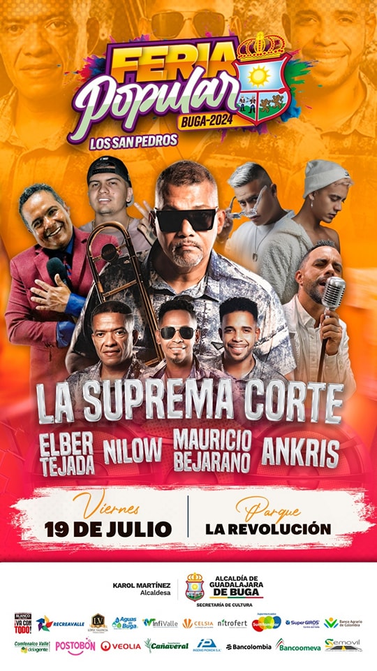CONOCE LOS CONCIERTOS DE LA FERIA DE BUGA VERSION 71 2024