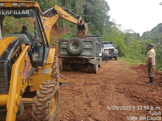 Alcaldía recuperó más del 50% de vías rurales de Tuluá