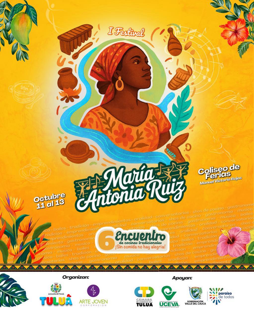 Tuluá se prepara para vivir el Festival María Antonia Ruiz y Encuentro de Cocinas