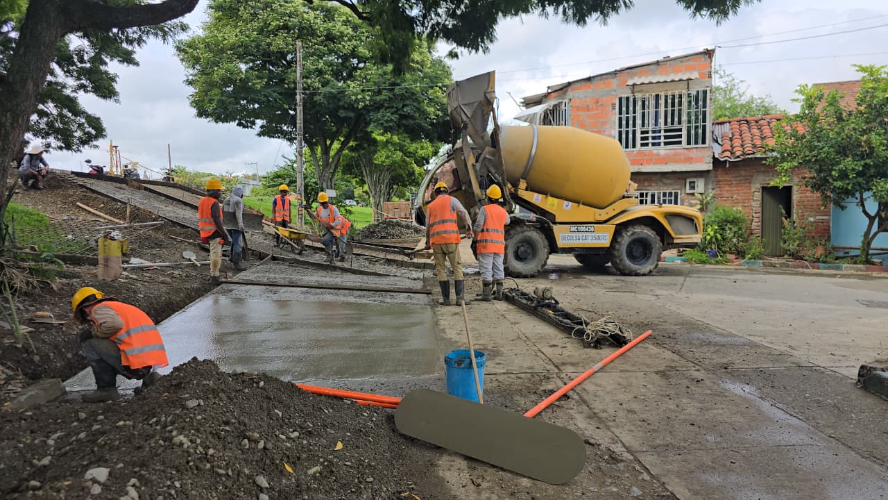 Alcaldía de Tuluá avanza en un 95% la obra de continuidad de la carrera 26B entre calles 19 y 20
