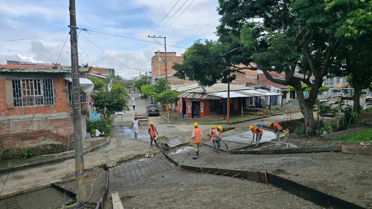 Alcaldía de Tuluá avanza en un 95% la obra de continuidad de la carrera 26B entre calles 19 y 20