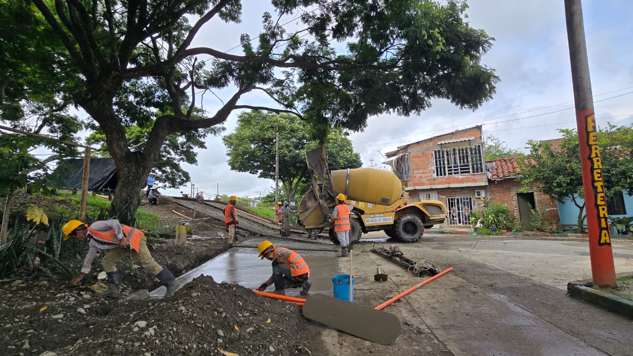 Alcaldía de Tuluá avanza en un 95% la obra de continuidad de la carrera 26B entre calles 19 y 20