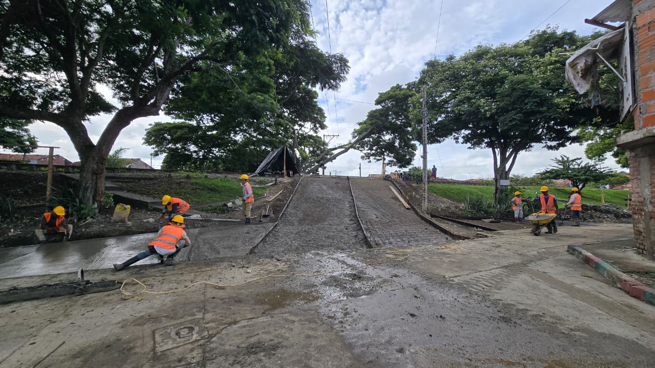 Alcaldía de Tuluá avanza en un 95% la obra de continuidad de la carrera 26B entre calles 19 y 20