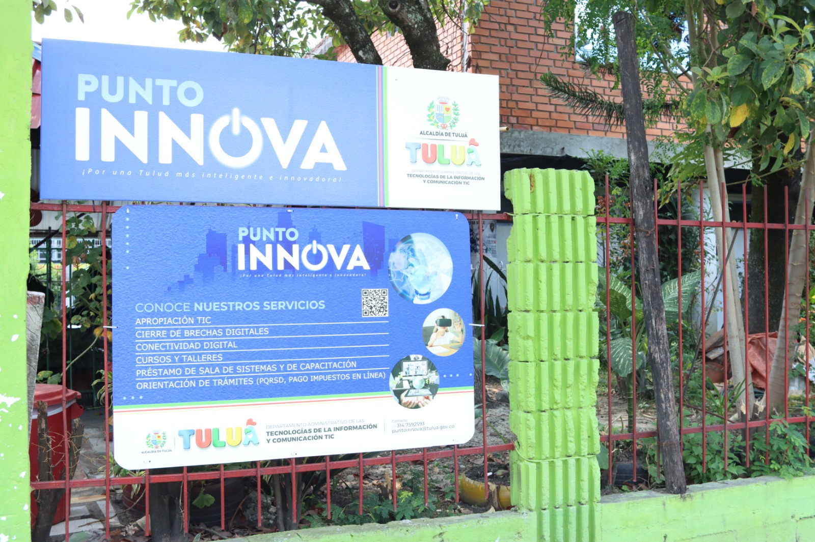 Alcalde Gustavo Vélez renovó Puntos INNOVA