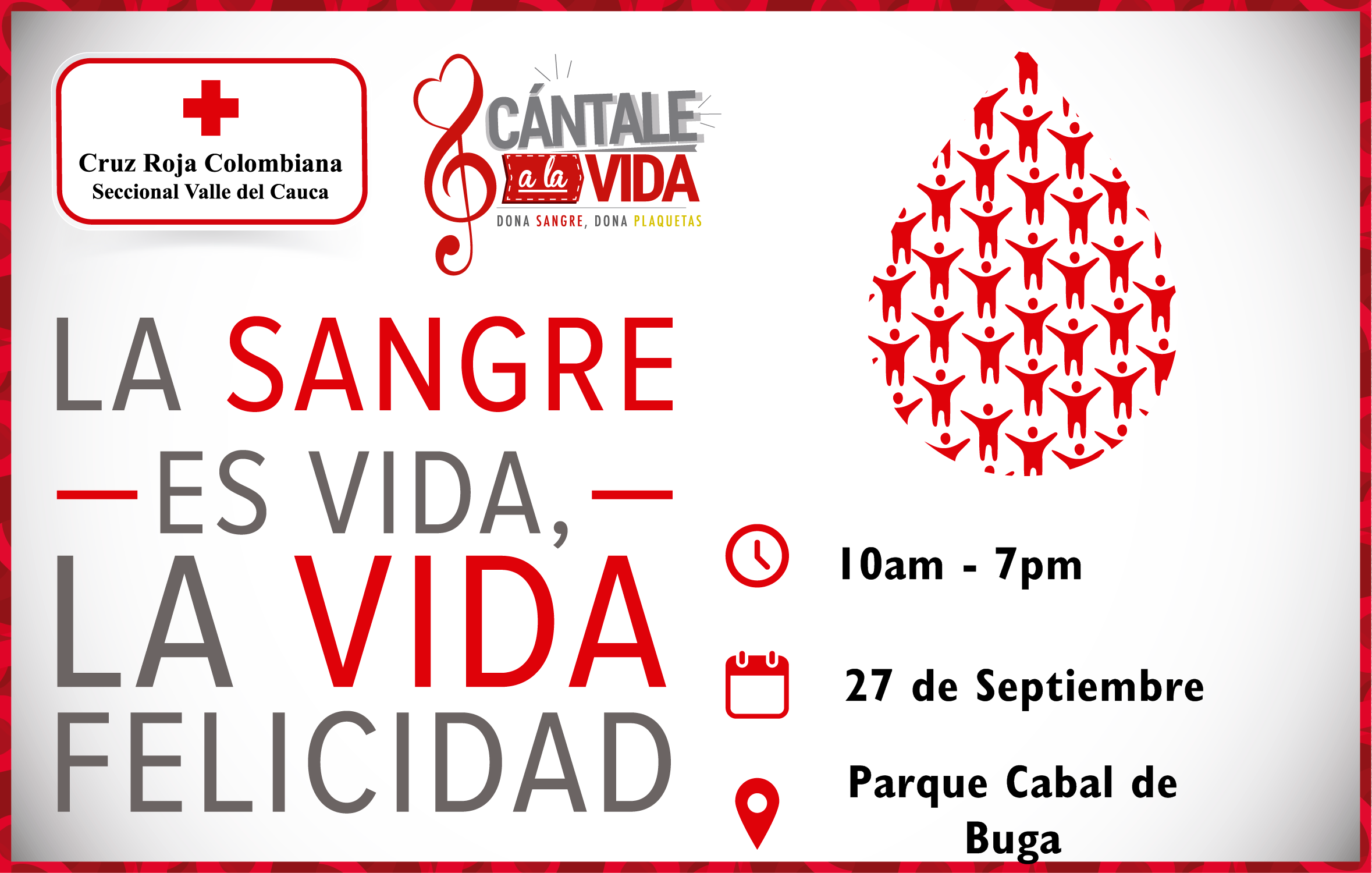 Gran donatón de sangre de la Cruz Roja Valle en Buga Gran donatón de sangre de la Cruz Roja Valle en Buga
