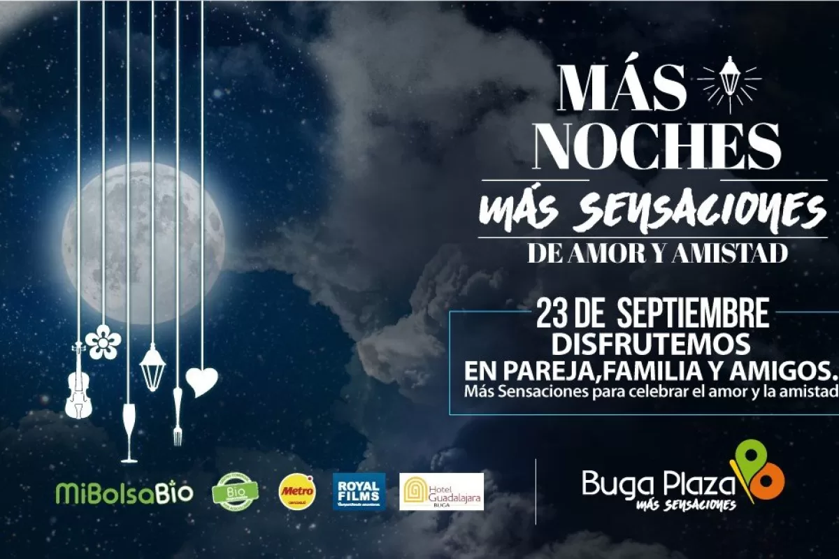 Disfrute Amor y Amistad este 23 de Septiembre en Buga Plaza