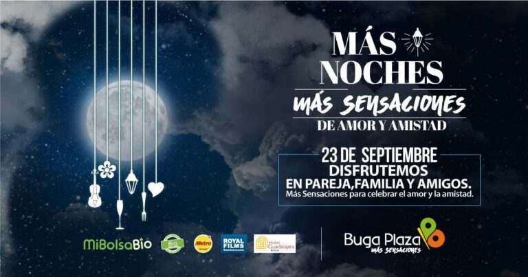 Disfrute Amor y Amistad este 23 de Septiembre en Buga Plaza