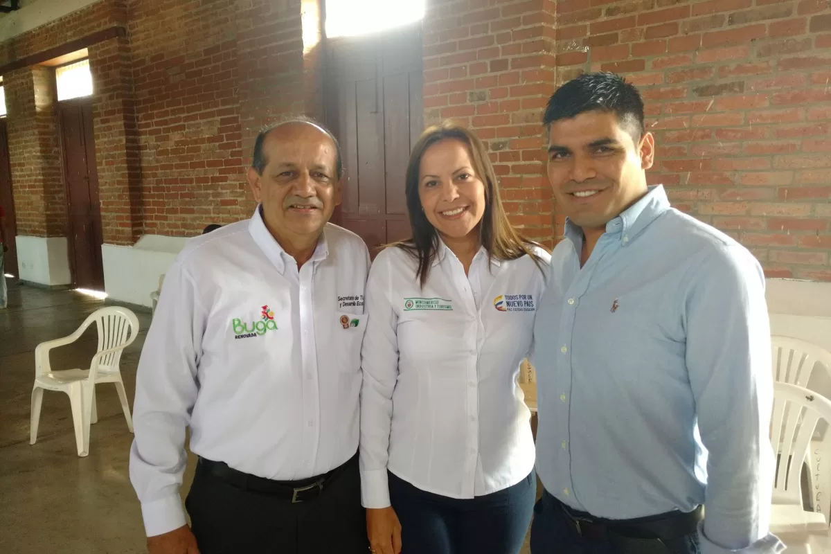 Viceministra de Turismo Sandra Howard Visita Buga Viceministra de Turismo Sandra Howard Visita Buga