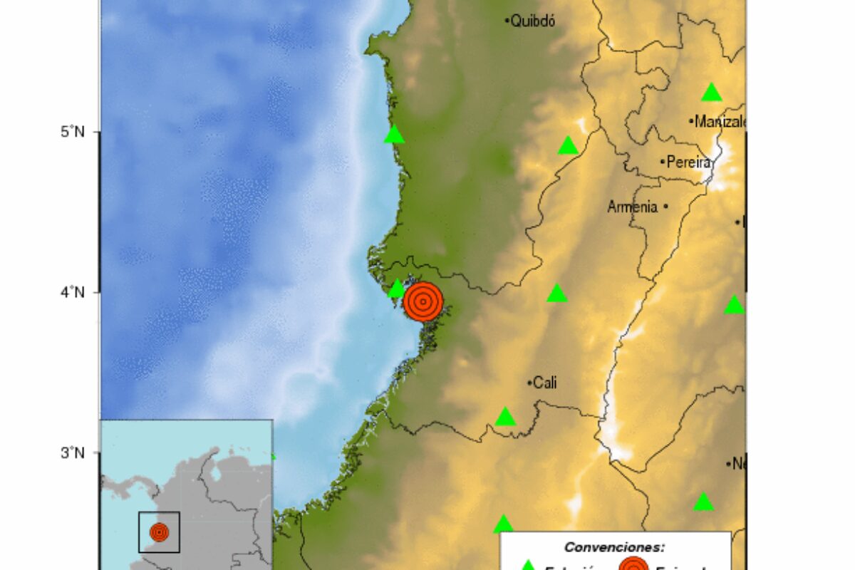 Temblor de tierra se registró en el puerto de  Buenaventura