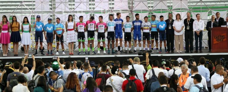 Arrancó en Palmira Carrera Oro y Paz con las estrellas mundiales del ciclismo colombiano