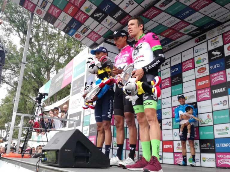 Egan Bernal del Sky gana Oro y Paz,Nairo es segundo y Urán tercero