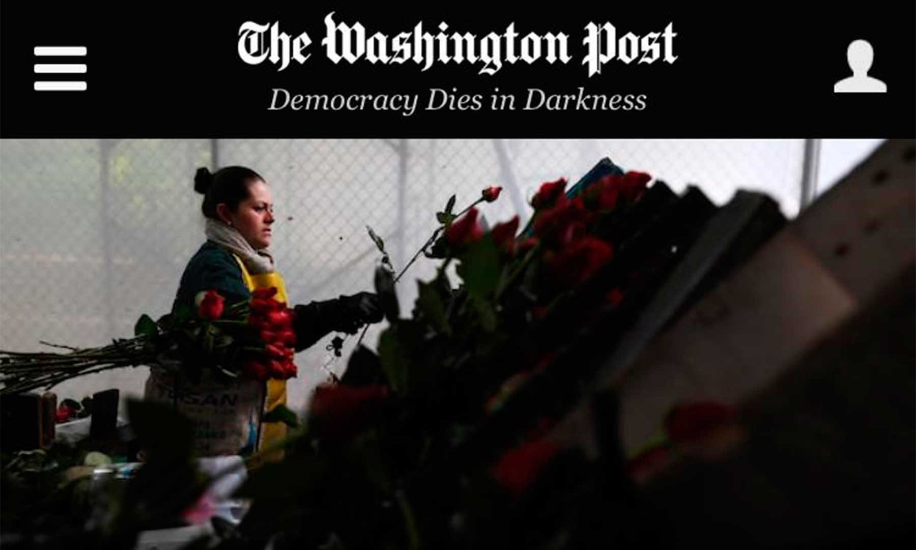 Colombia conquistó con sus rosas a los Estados Unidos,según The Washington Post