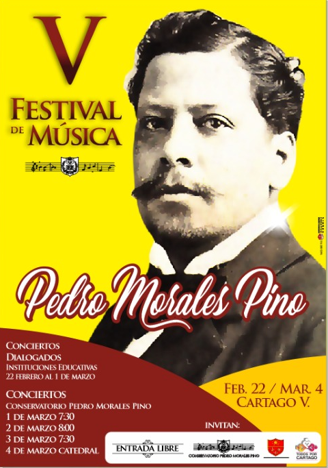 En Cartago Festival de Música en honor al maestro Pedro Morales Pino En Cartago Festival de Música en honor al maestro Pedro Morales Pino