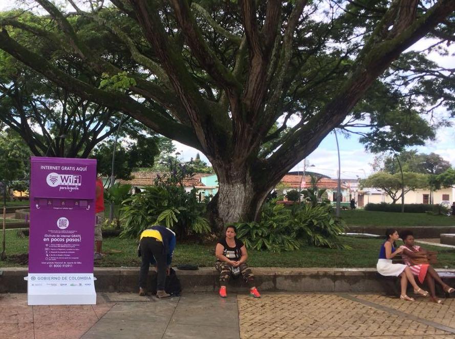 Guacarí -Valle cuenta  con zonas wifi gratis para la gente