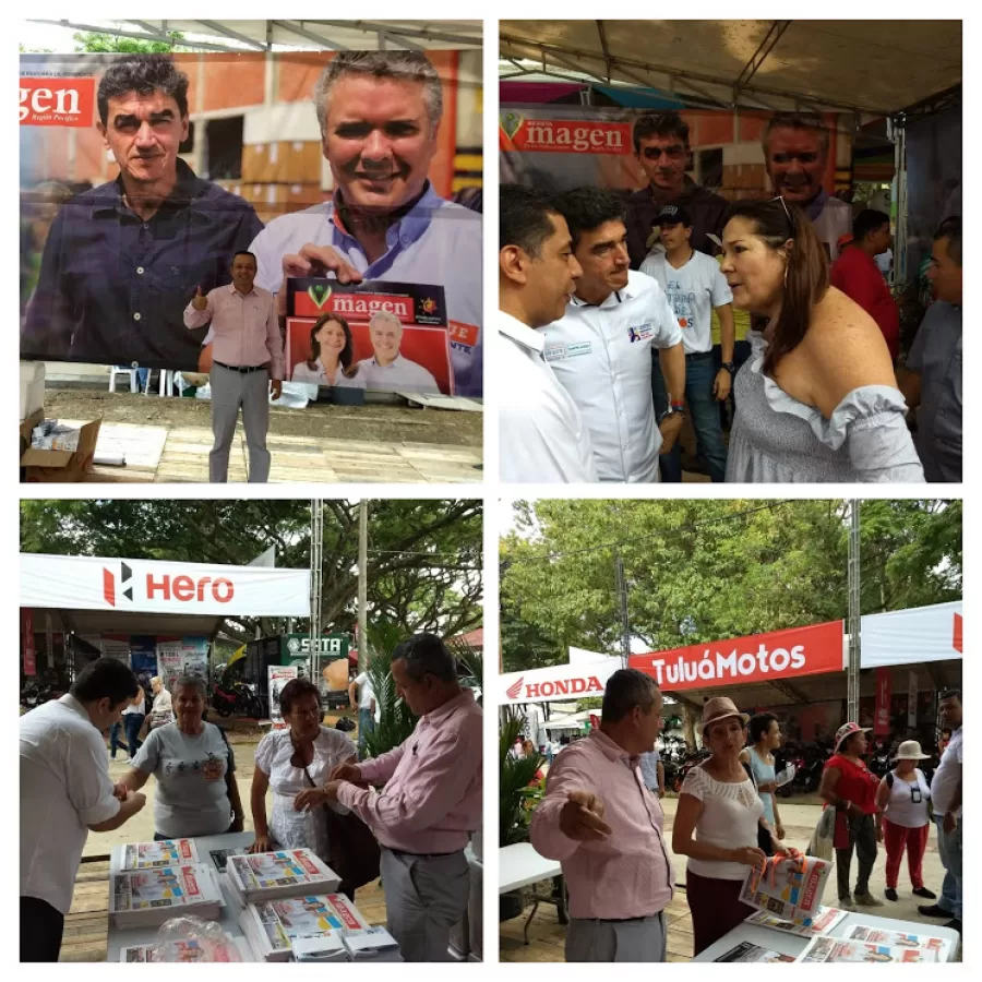 La Revista Imagen De Los Vallecaucanos Región Pacífico, hizo presencia en la 63 Feria de Tuluá