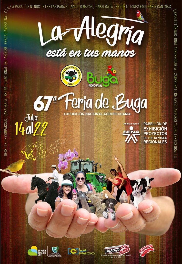 Esta es la programación de la Feria de Buga versión 67