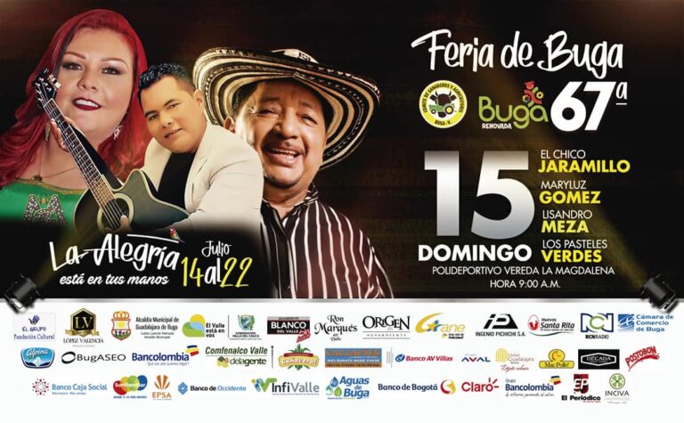 Feria  Campesina con reconocidos artistas este domingo 15 de julio  en La Magdalena - Buga