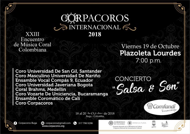 Arranca en Buga XXIII Encuentro de Música Coral Colombiana Arranca en Buga XXIII Encuentro de Música Coral Colombiana