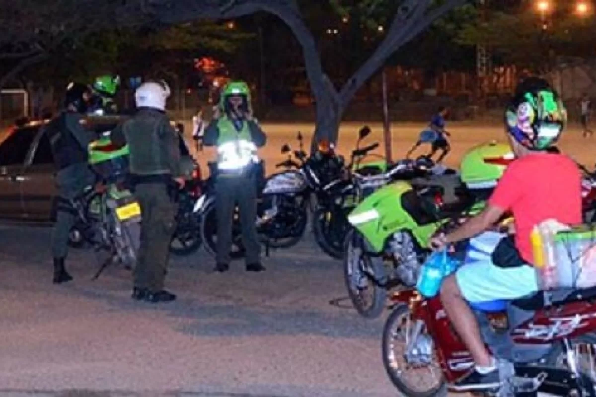 Se prohibe tránsito de motos en Cartago fines de semana y festivos en la noche