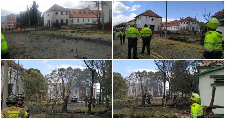 Explosión en Escuela de Policía General Santander en Bogotá deja nueve muertos y por lo menos 41 heridos Explosión en Escuela de Policía General Santander en Bogotá deja nueve muertos y por lo menos 41 heridos