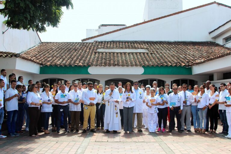 Por el respeto a la vida plantón en el Hospital San José de Buga