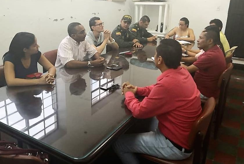 Administraciones municipales de Guacarí y Ginebra se unen para fortalecer seguridad en Puente Rojo
