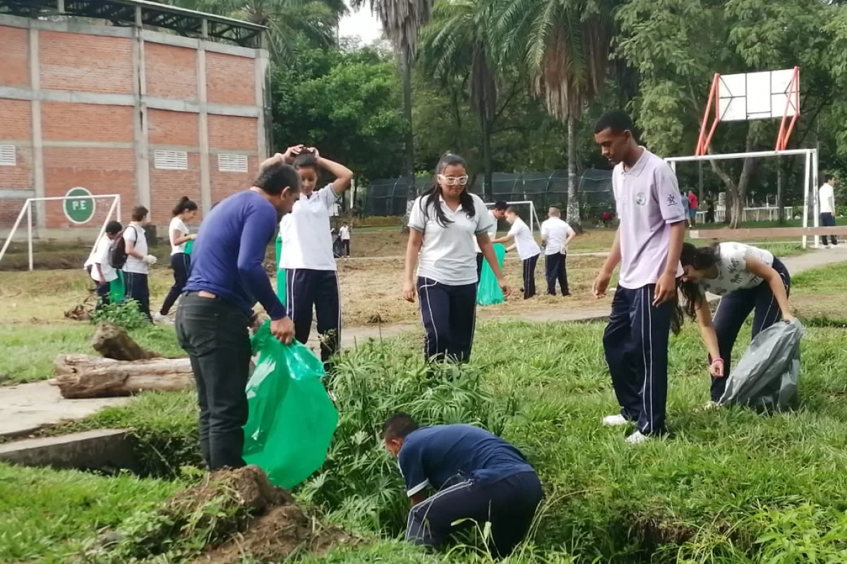 Los estudiantes del ITA de Buga le dan valor a la basura