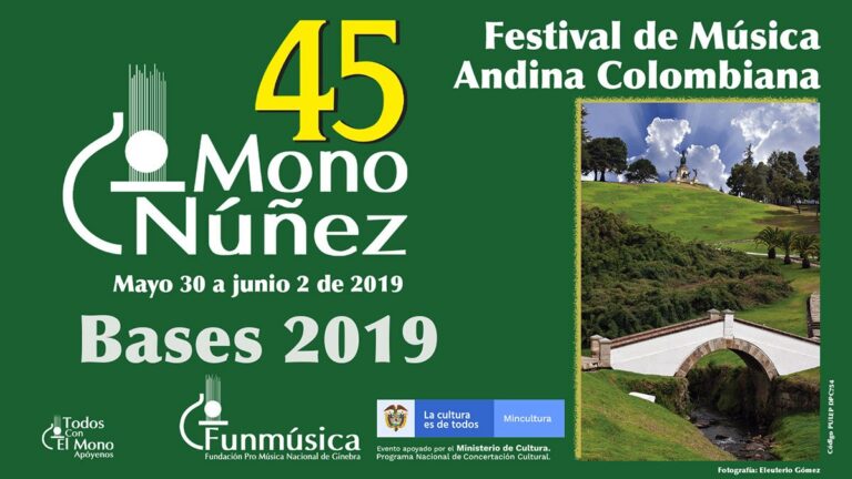 Programación del Festival "Mono Núñez" Programación del Festival "Mono Núñez"