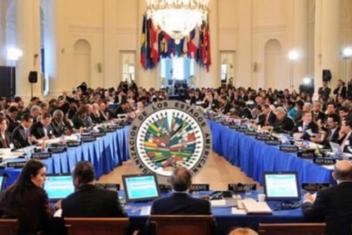 Jóvenes de Colombia hablan en Asamblea 49 de la OEA