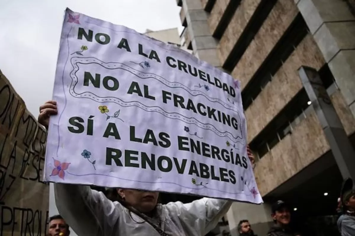 En Colombia se marcha contra el fracking