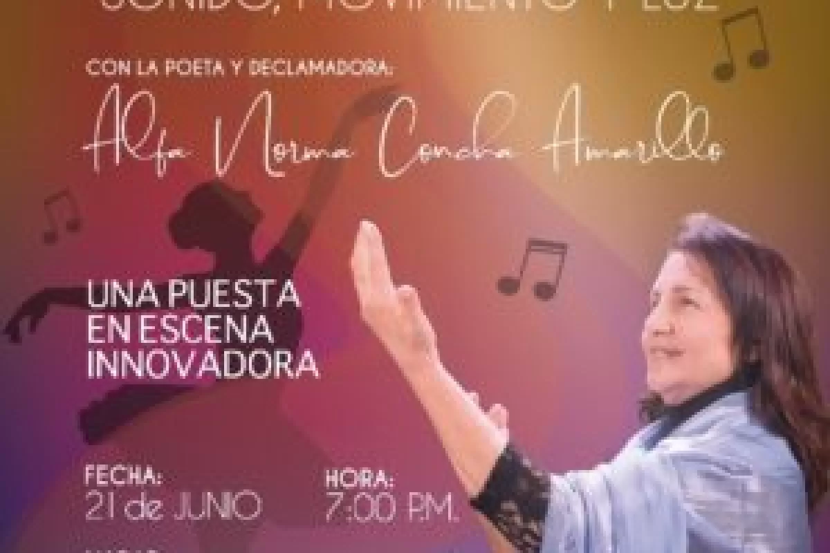En Buga un espectáculo para ver: Recital Lúdico - Poético " Sonido-Movimiento y Luz"