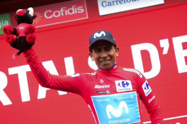 Nairo Quintana coge camiseta de líder en Vuelta a España 2019