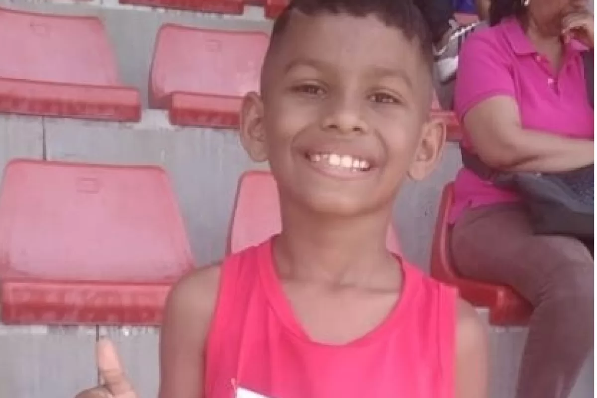 Un niño ganador de una carrera a la discapacidad, Samuel Millán Padilla