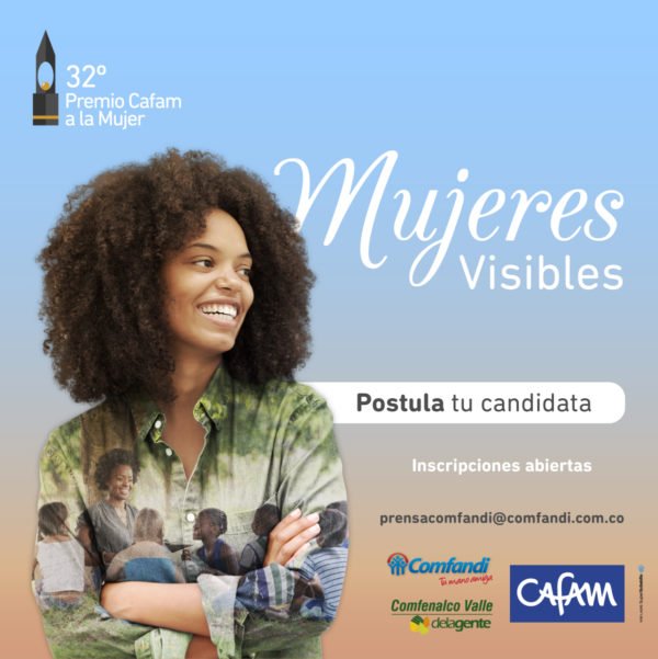 Convocatoria a Premio Cafam a la Mujer 2020 cierra 1 de noviembre