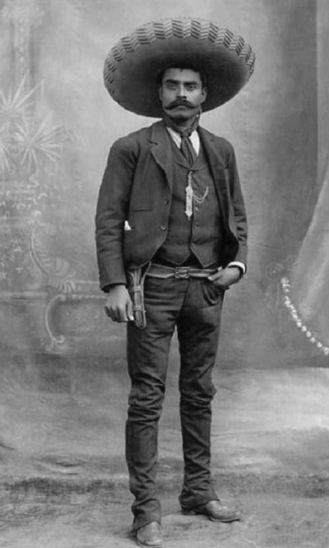 Emiliano Zapata y el vallecaucano Julio Cuadros en la Revolución Mexicana que con él combatió Emiliano Zapata y el vallecaucano Julio Cuadros en la Revolución Mexicana que con él combatió