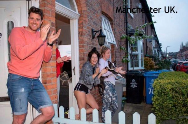 Ingleses ovacionan  a sus  héroes del Coronavirus
