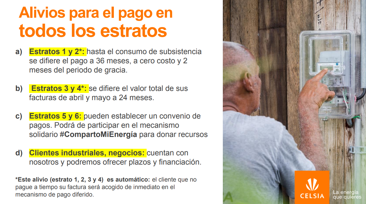 Celsia aclara informaciones sobre su servicio Celsia aclara informaciones sobre su servicio
