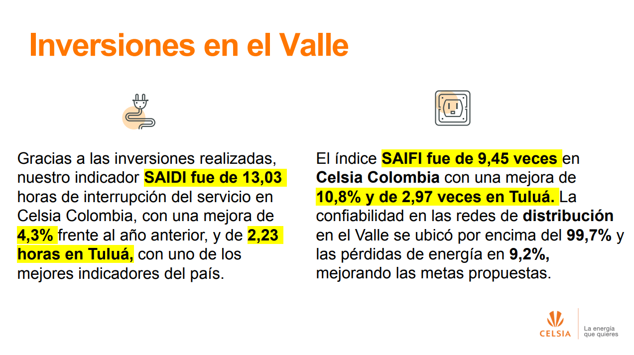 Celsia aclara informaciones sobre su servicio Celsia aclara informaciones sobre su servicio
