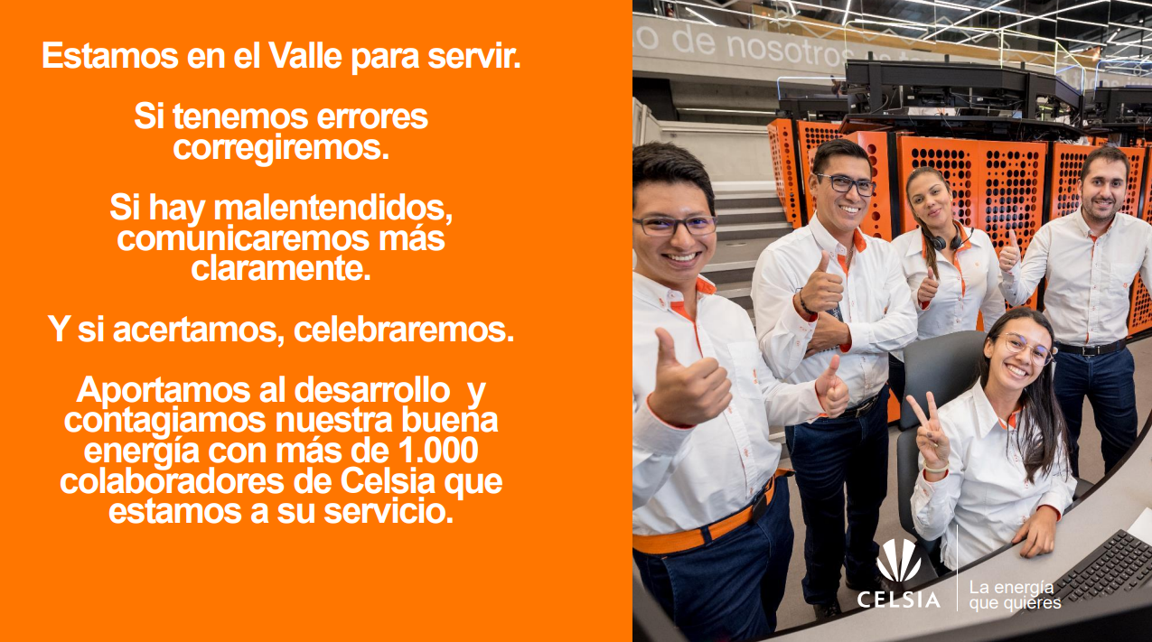 Celsia aclara informaciones sobre su servicio Celsia aclara informaciones sobre su servicio