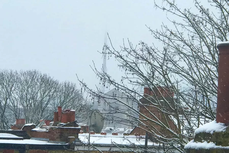 Nieve de la esperanza vistió a Londres