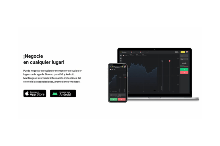 aplicación de trading binomo