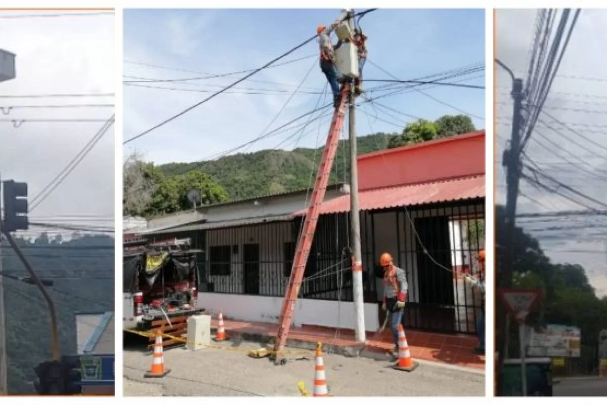 Celsia organiza el cableado que contamina visualmente la ciudad de Ibagué