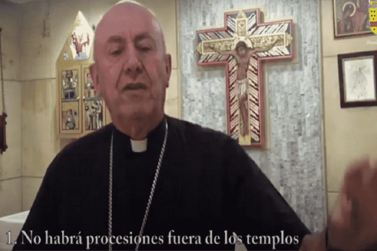 Obispo de Buga afirma que no habrá procesiones en la calle Obispo de Buga afirma que no habrá procesiones en la calle