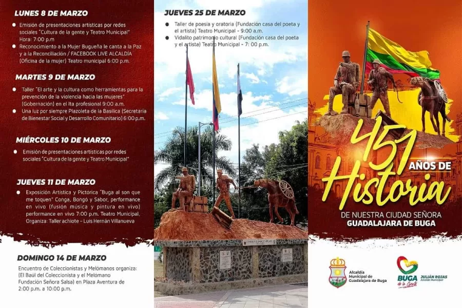 Guadalajara de Buga celebra cumpleaños 451